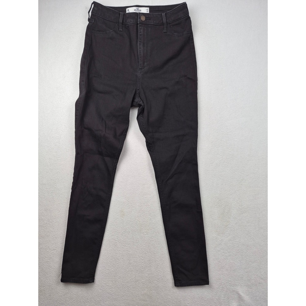 Hollister Curvy Ultra High-Rise Jean Legging Black Advanced Stretch 9R W29 L28